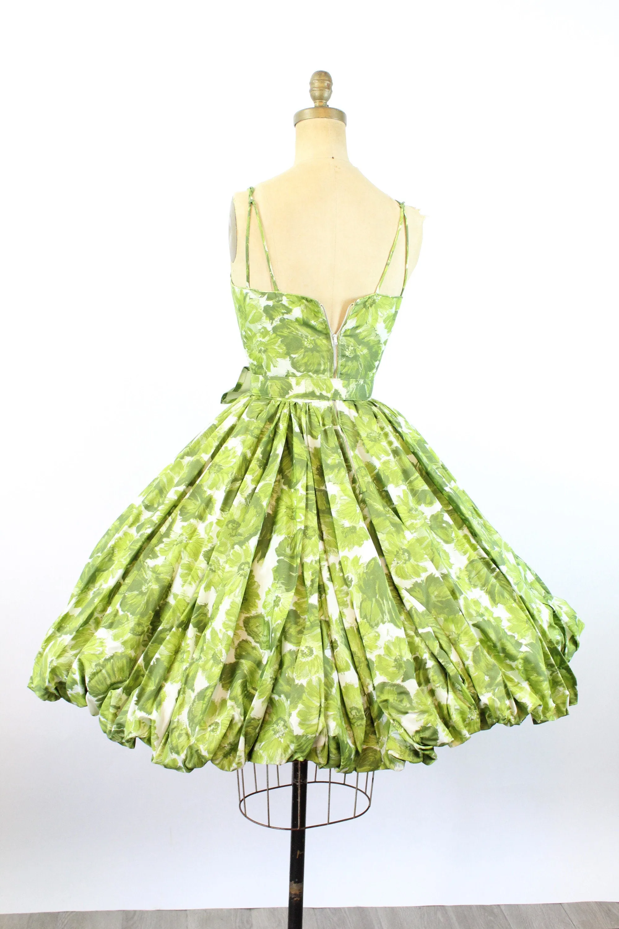 1950s JULIE MILLER dress bubble hem xs | new spring