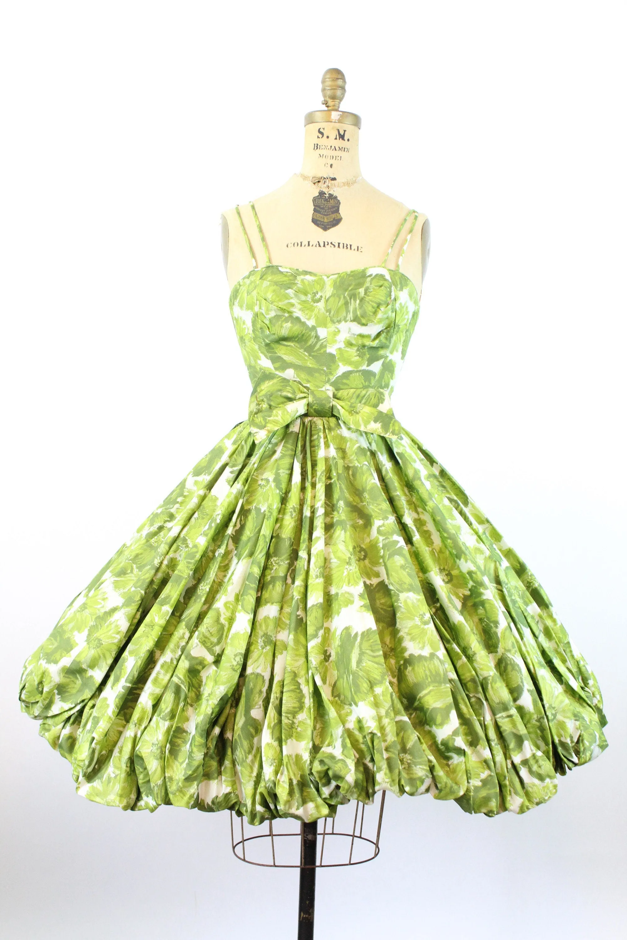 1950s JULIE MILLER dress bubble hem xs | new spring