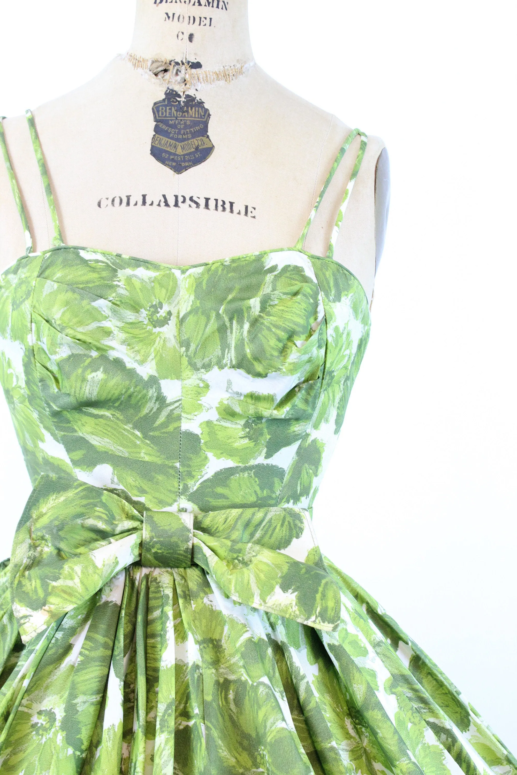 1950s JULIE MILLER dress bubble hem xs | new spring