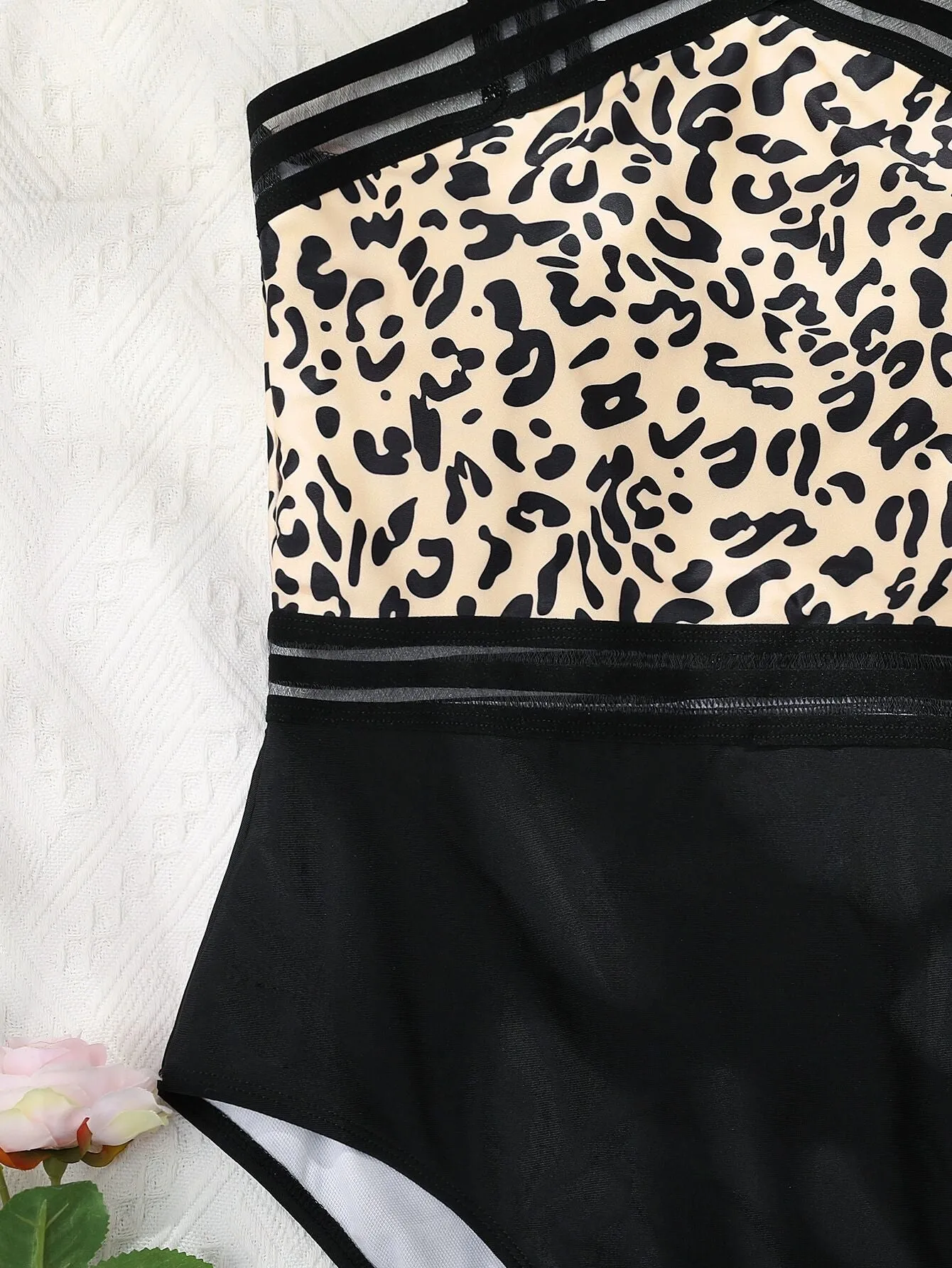 2023New European and American One-Piece Women's Swimsuit Fashion Slimming Floral Sexy One-Piece off-Shoulder Swimsuit Wholesale