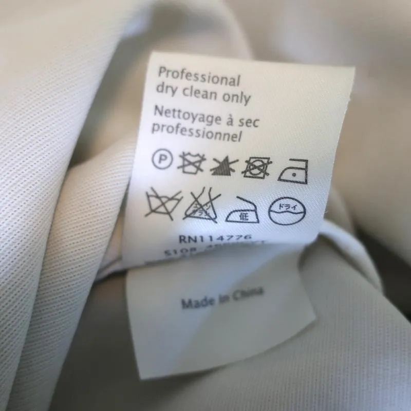 3.1 Phillip Lim Bow Dress Off-White Cotton Blend Size 4 Sleeveless Sheath