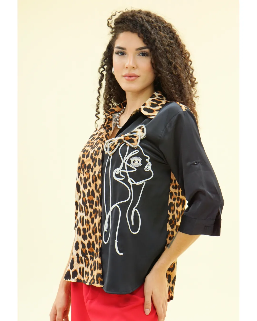 3Q ANIMAL BLOCK SHIRT