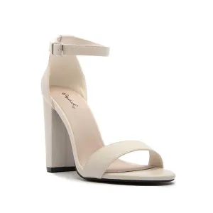 4" Heel Sandal with Ankle Strap