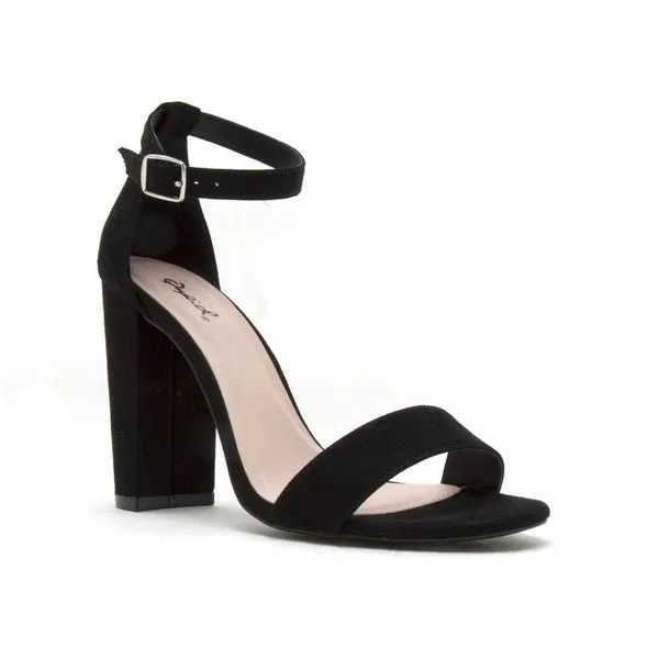 4" Heel Sandal with Ankle Strap