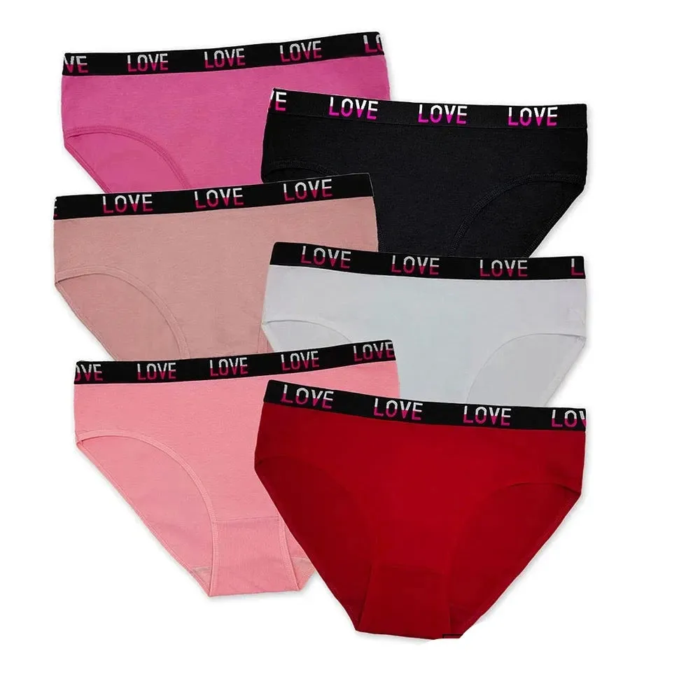 6-Pack Plus Size Cotton Panties - Women's Sexy High-Rise Briefs
