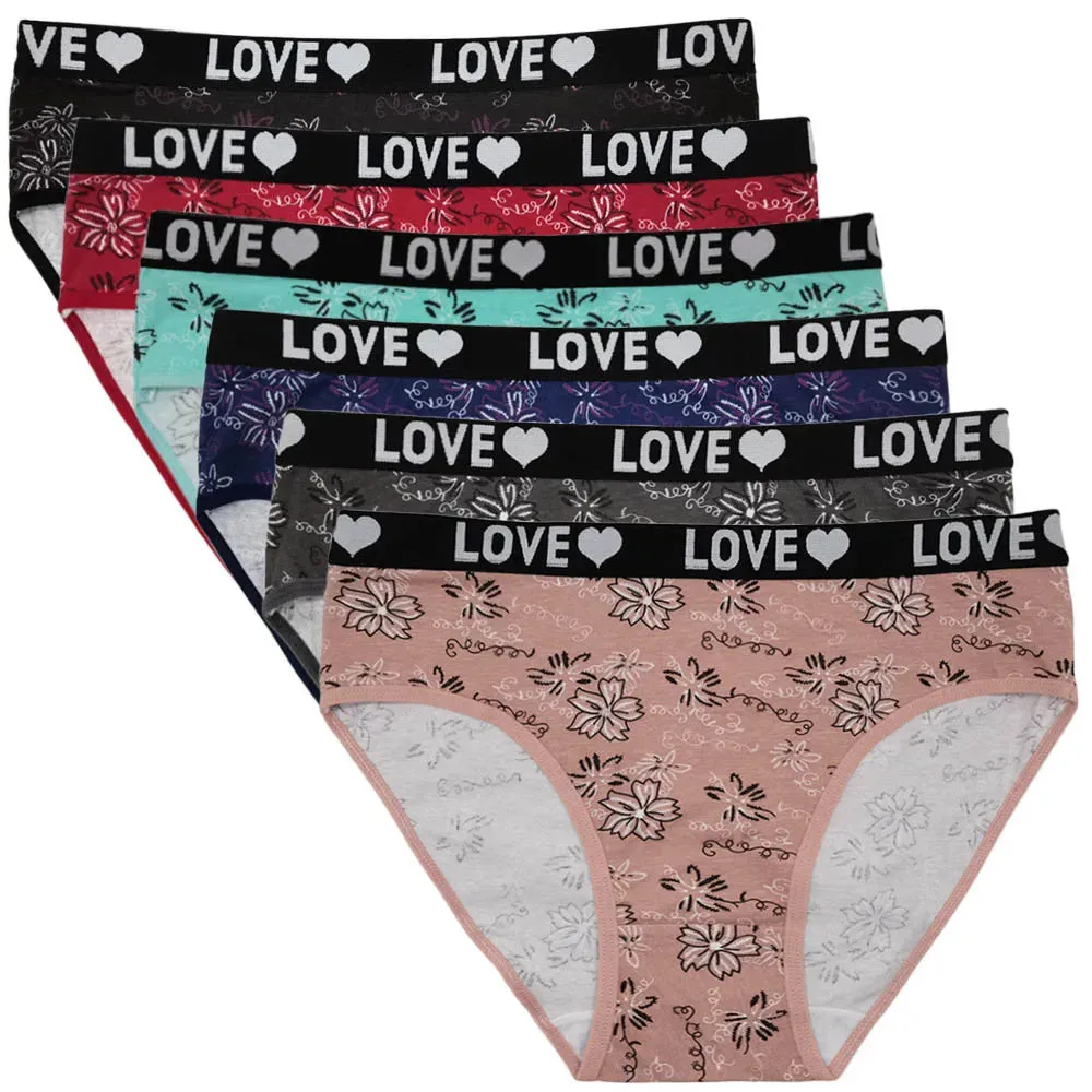 6-Pack Plus Size Cotton Panties - Women's Sexy High-Rise Briefs