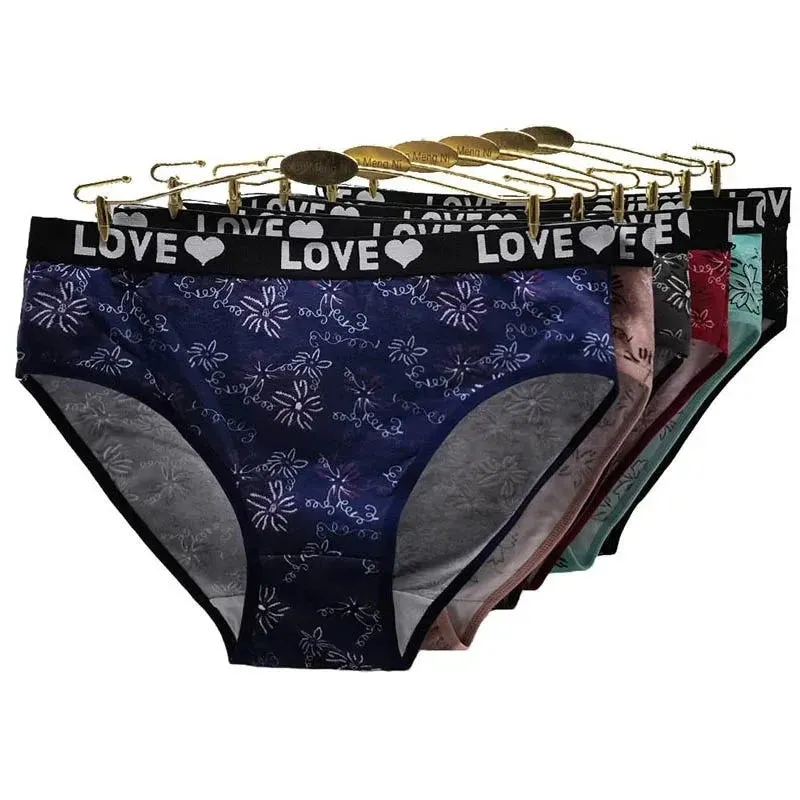 6-Pack Plus Size Cotton Panties - Women's Sexy High-Rise Briefs