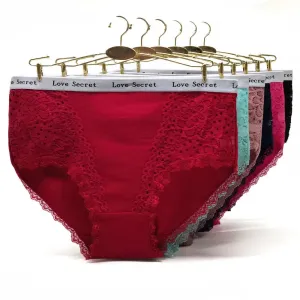 6-Pack Plus Size Cotton Panties - Women's Sexy High-Rise Briefs