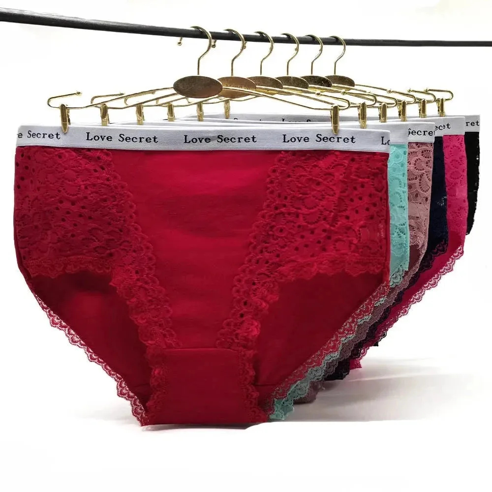 6-Pack Plus Size Cotton Panties - Women's Sexy High-Rise Briefs