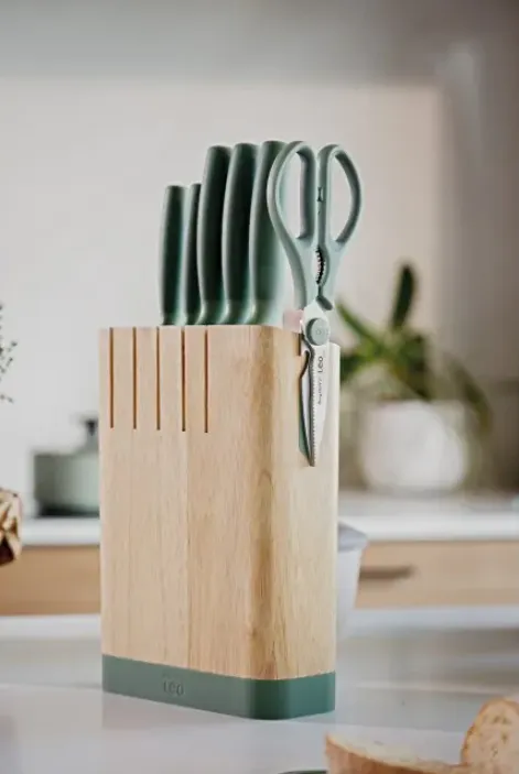 6-pc Knife Block Set Forest