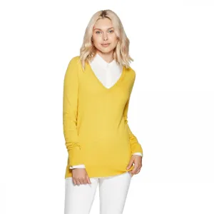 A New Day Women's Long Sleeve Ribbed Cuff V-Neck Pullover Sweater