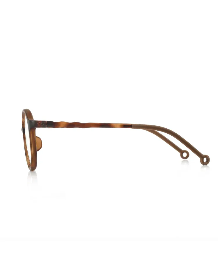 ADULT Oval Screen Glasses-Tortoiseshell