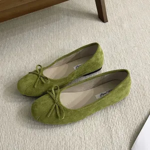 ADVBRIDGE  -  Women Flats Footwear Designer Shallow Female Round Toe Butterfly-Knot Ballet Shoes Ladies Flats Slides Shoes Mujer New