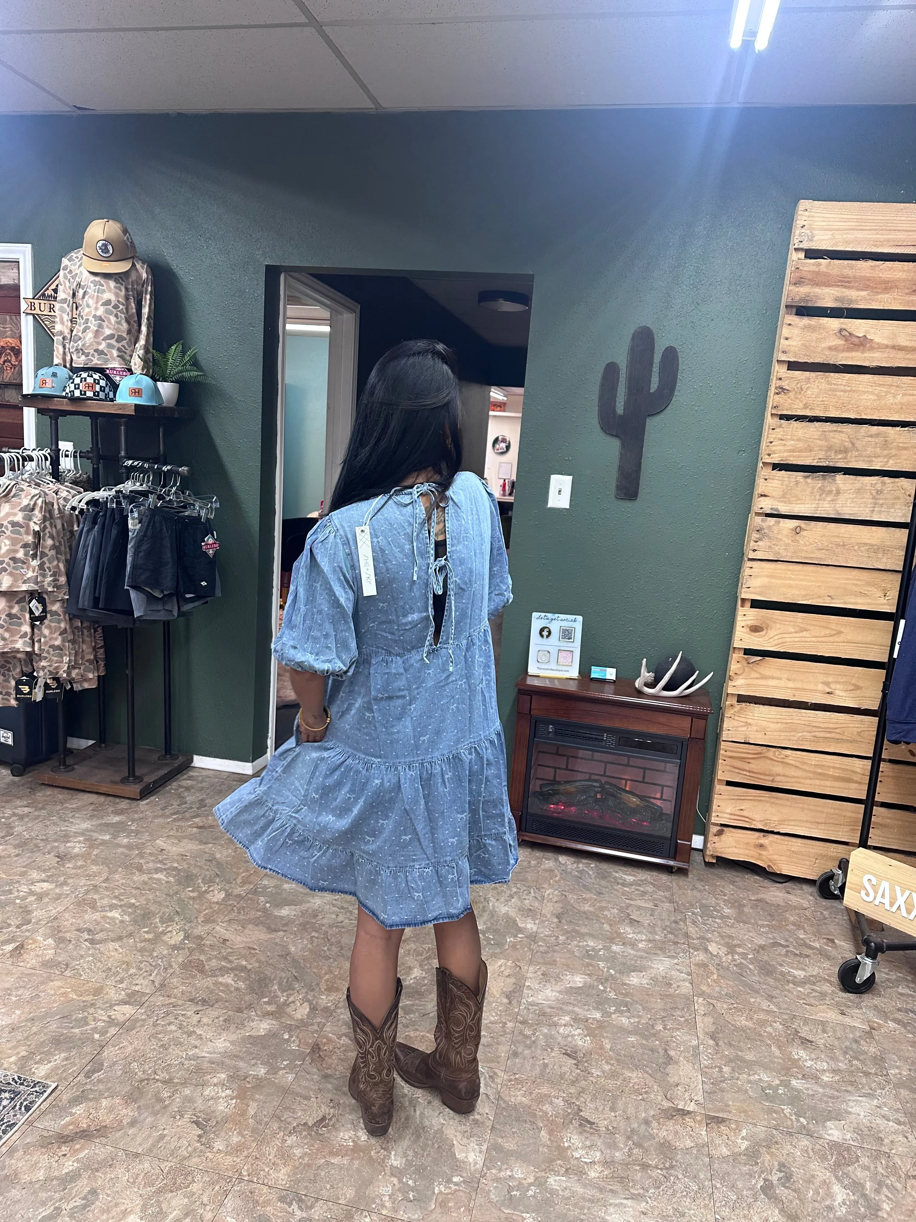 Alexis Chambray Dress