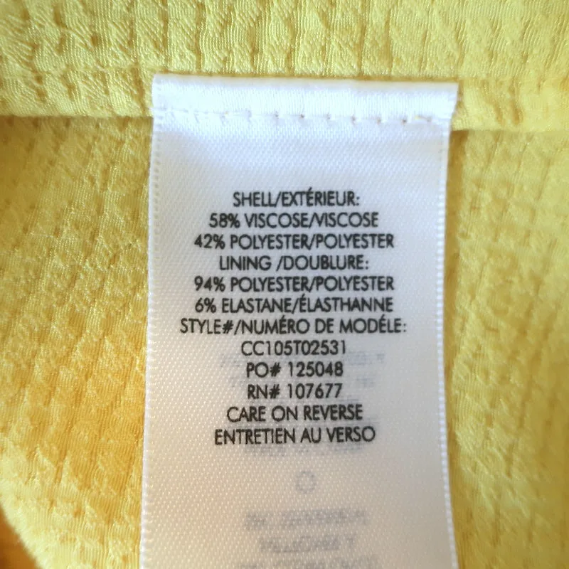 Alice   Olivia Cynthia Bow-Strap Tiered Midi Dress Yellow Size 6