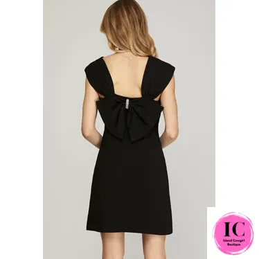 All About The Drama Black Dress