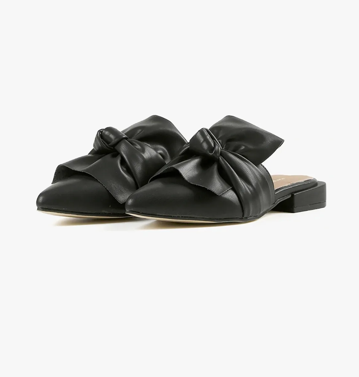 All Black Fold & Knot Slide