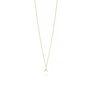 AMELIA MINI INITIAL BLOCK PENDANT