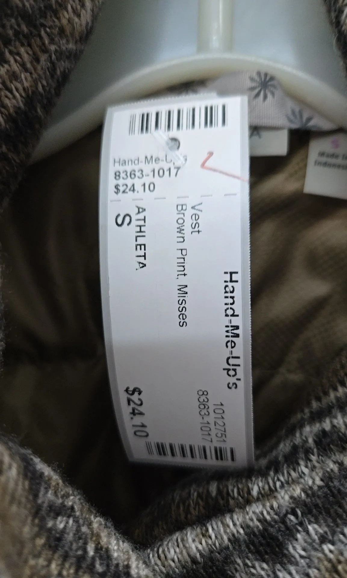 ATHLETA Size S Vest