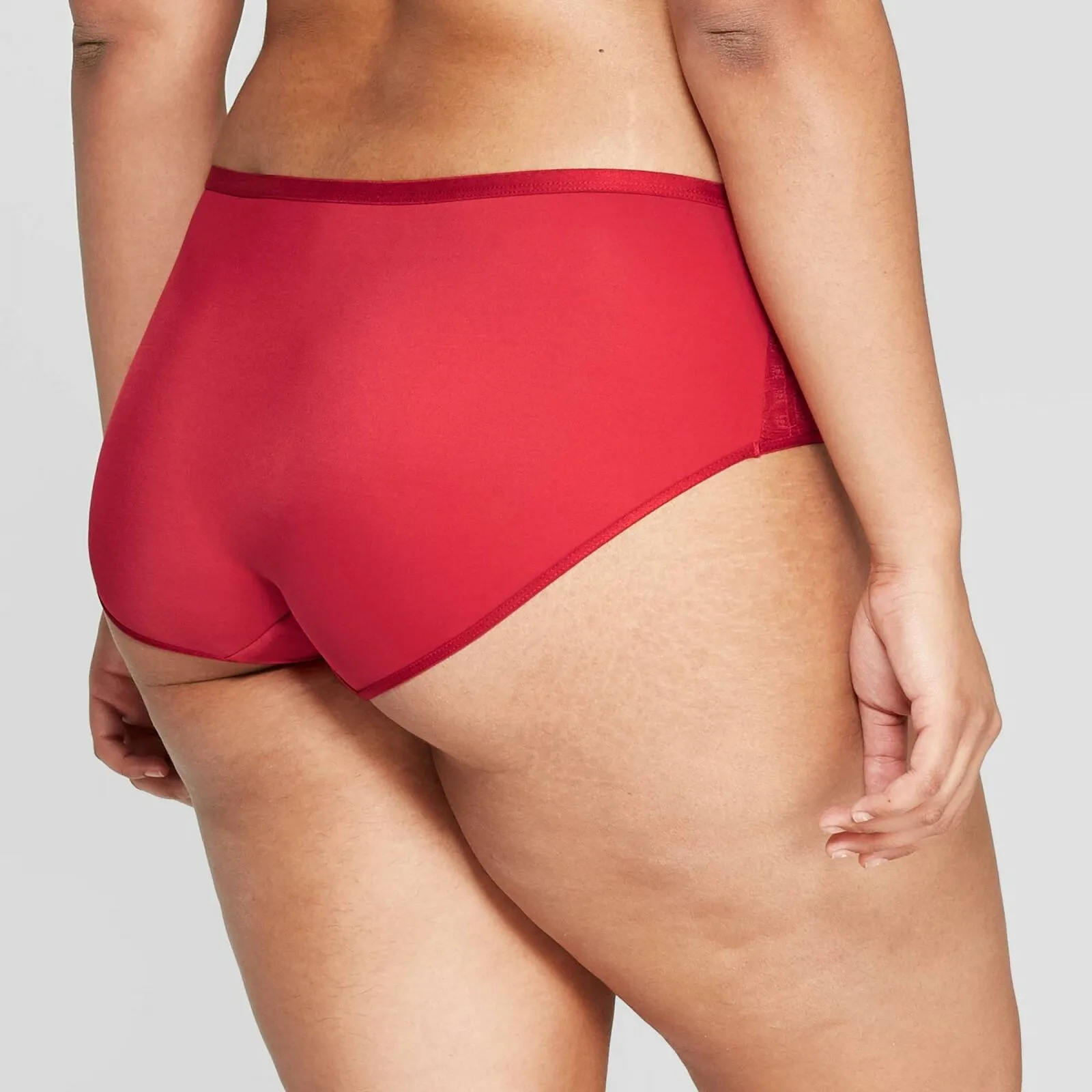 Auden Women's Bonded Micro Hipster Panties with Lace