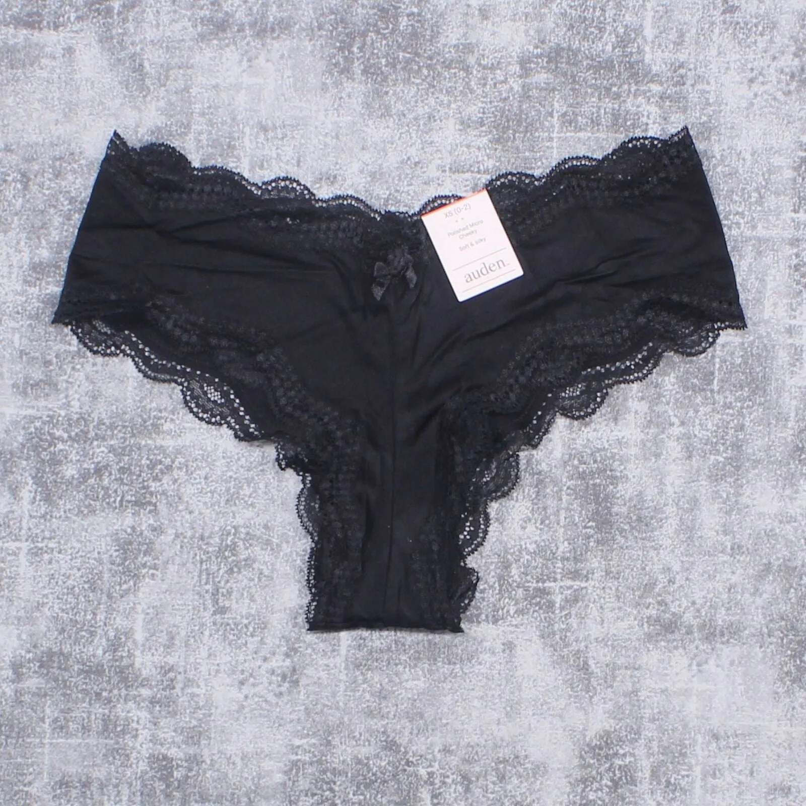 Auden Women's Micro Cheeky Panties With Lace