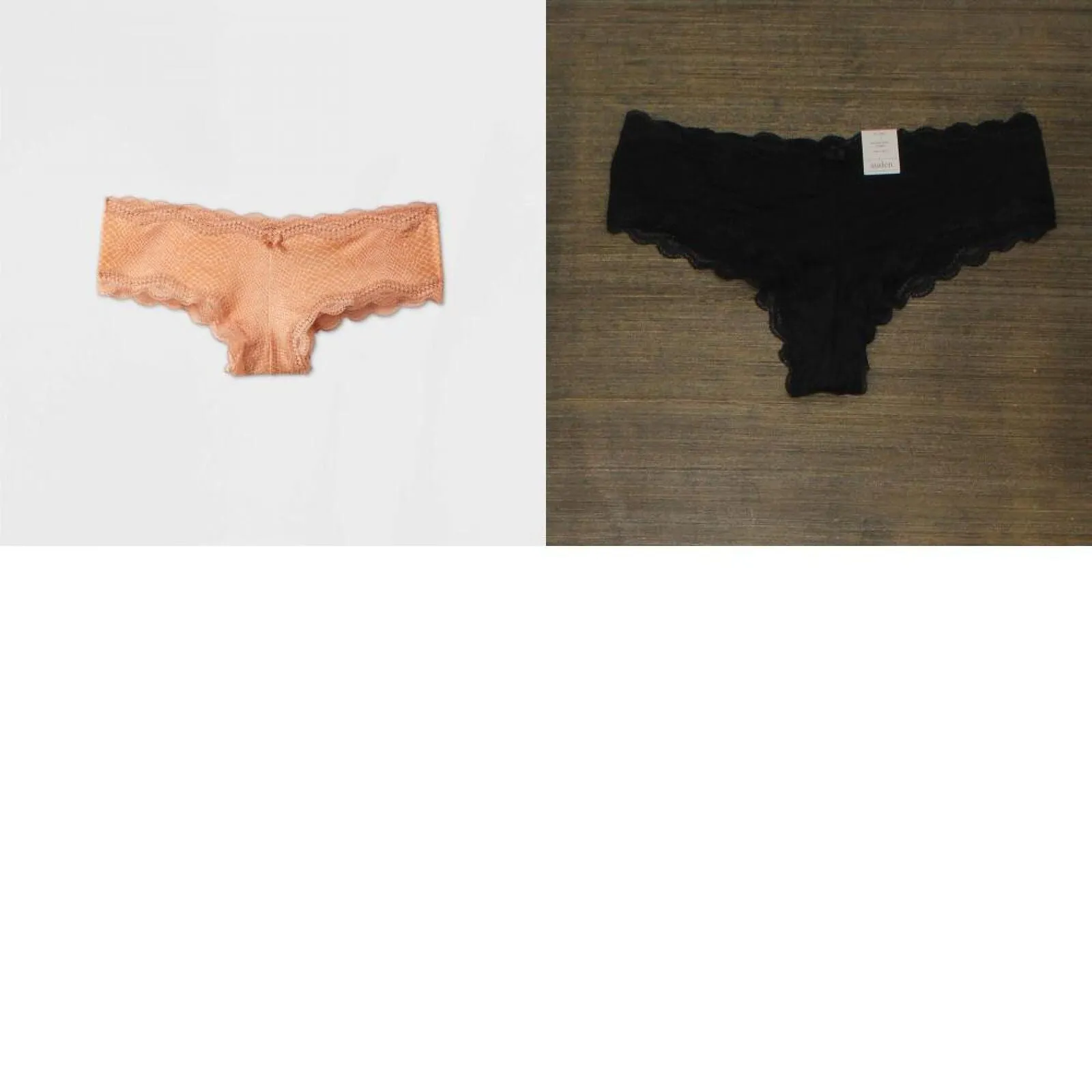 Auden Women's Micro Cheeky Underwear with Lace