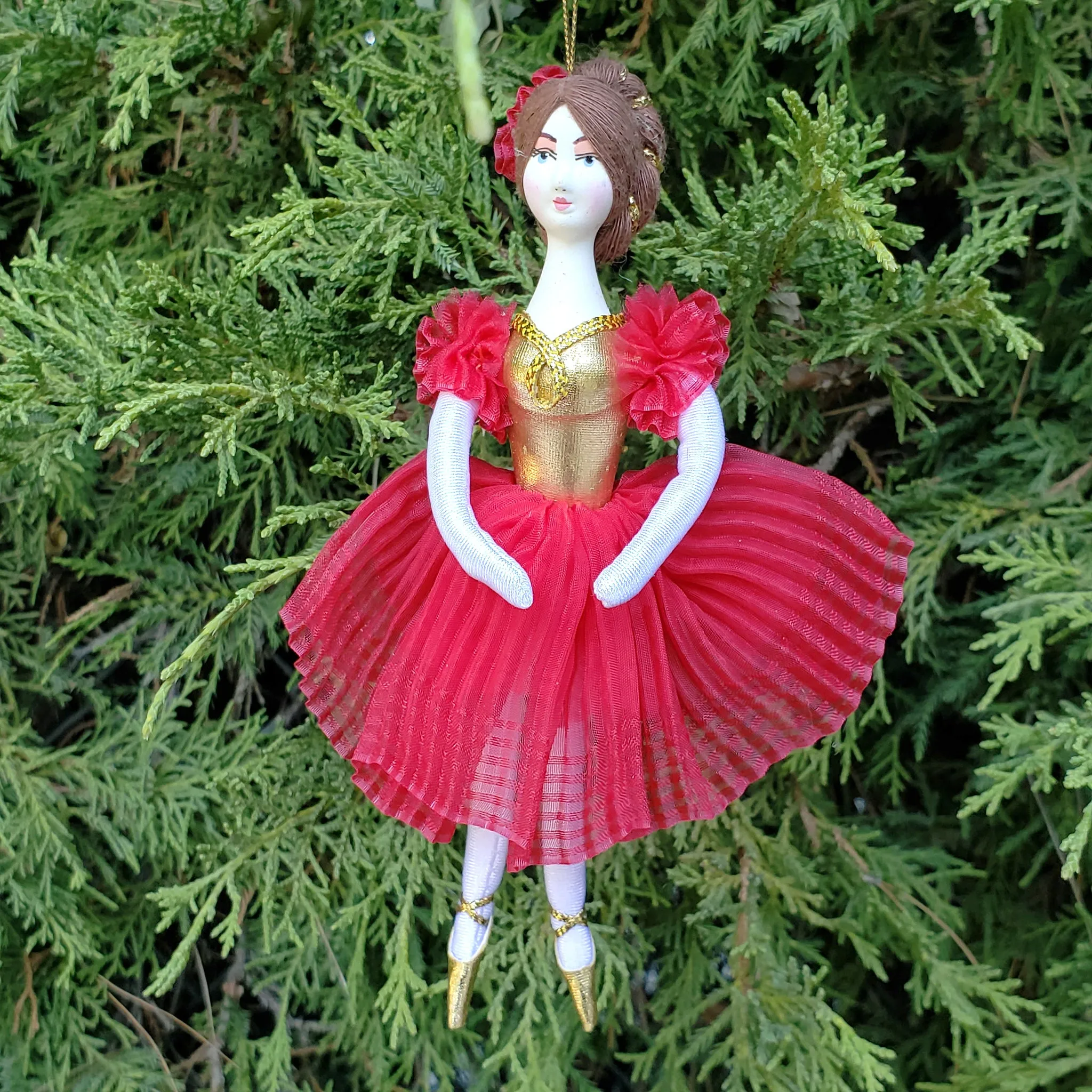 Ballerina Christmas Ornament