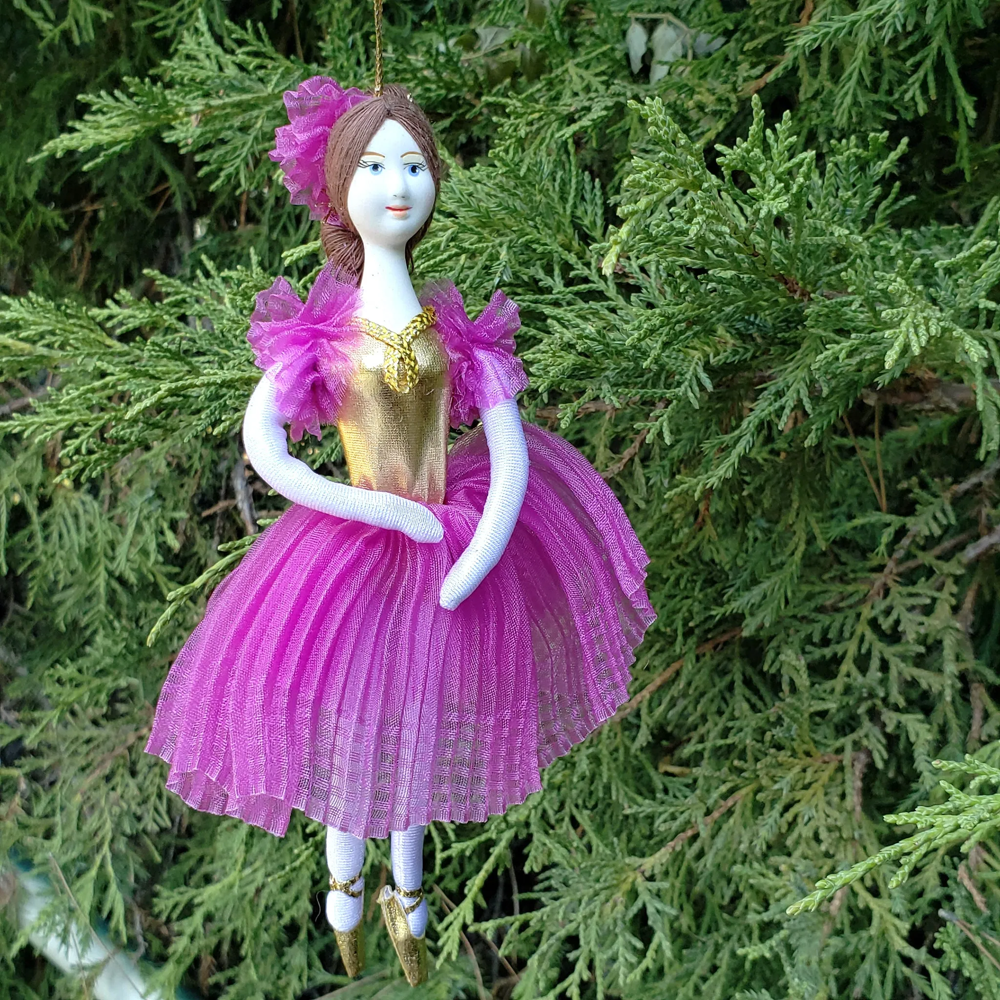Ballerina Christmas Ornament
