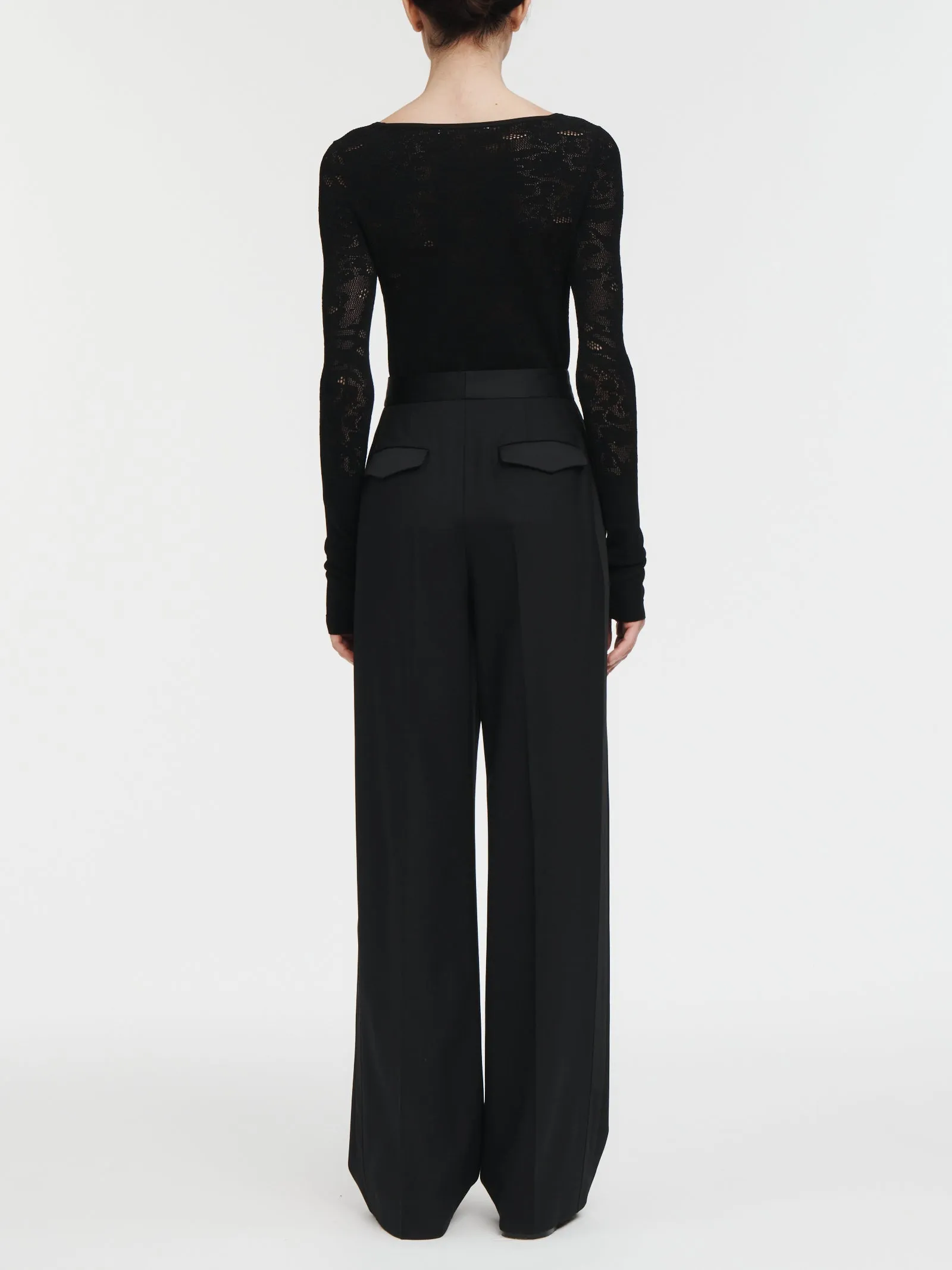 Ballet Lace Top in Black