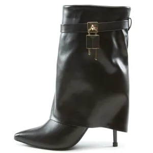 Banks-6 Drape Over Heel Boot