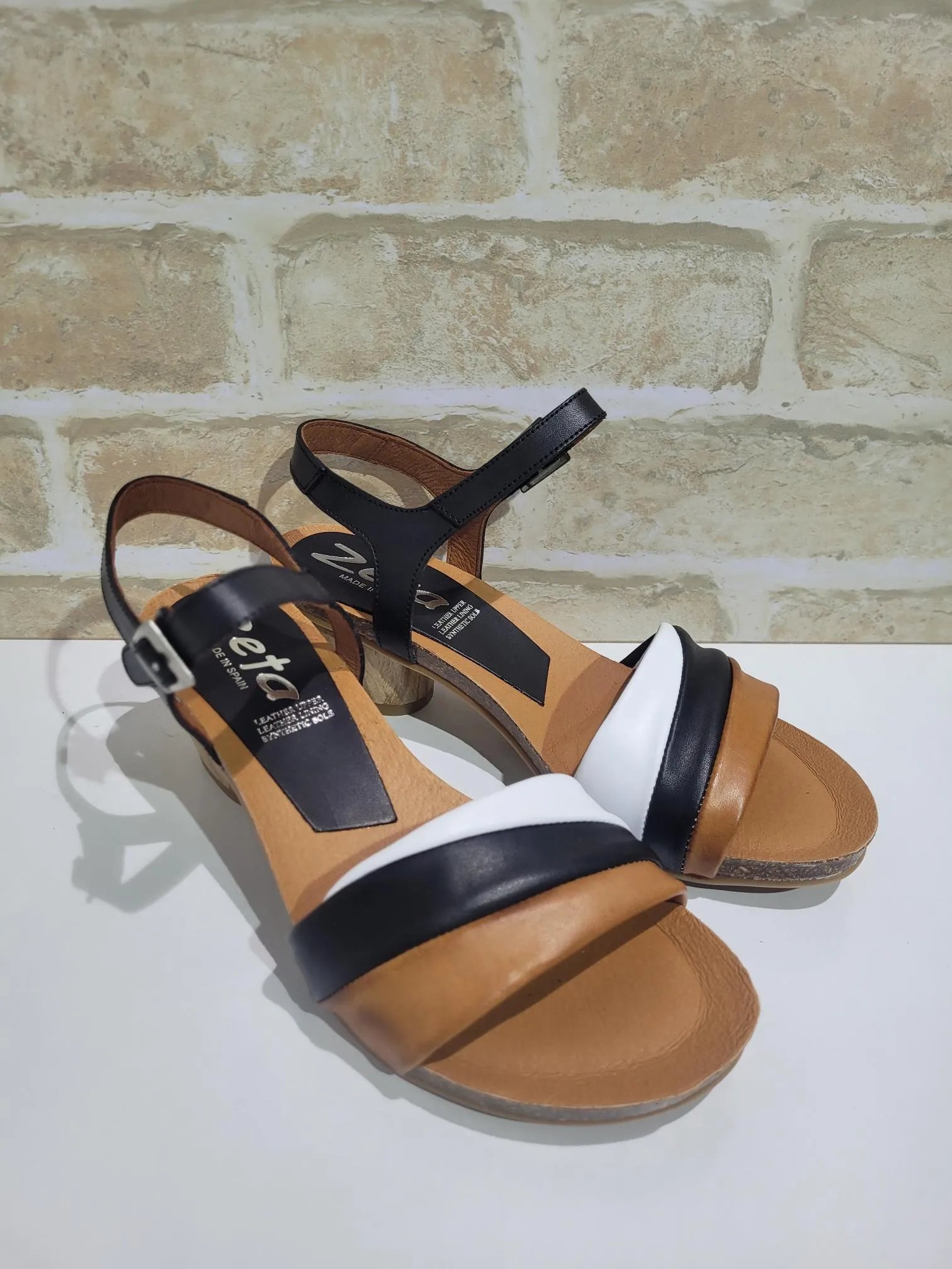 Baroque Cuero/Nergo/Blanco by Zeta