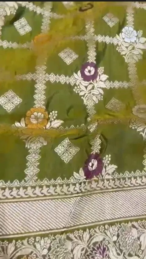 Beautiful Banarasi Pure Katan Silk Saree