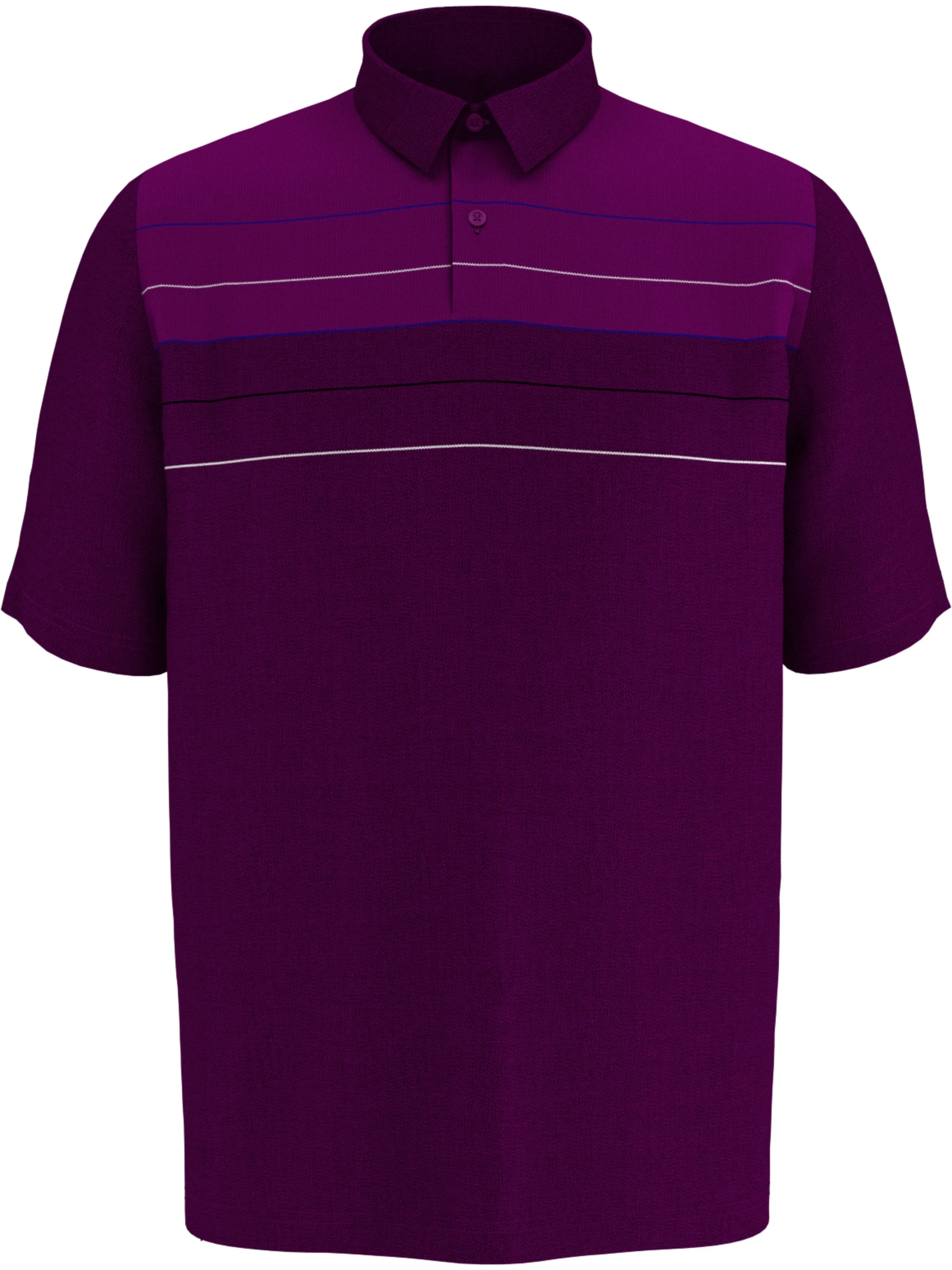 Big & Tall Jaspe Color Block Golf Polo