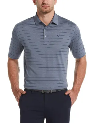 Big & Tall Ventilated Stripe Polo