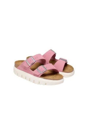 Birkenstock Women's Arizona Chunky Suede Sandals Pink