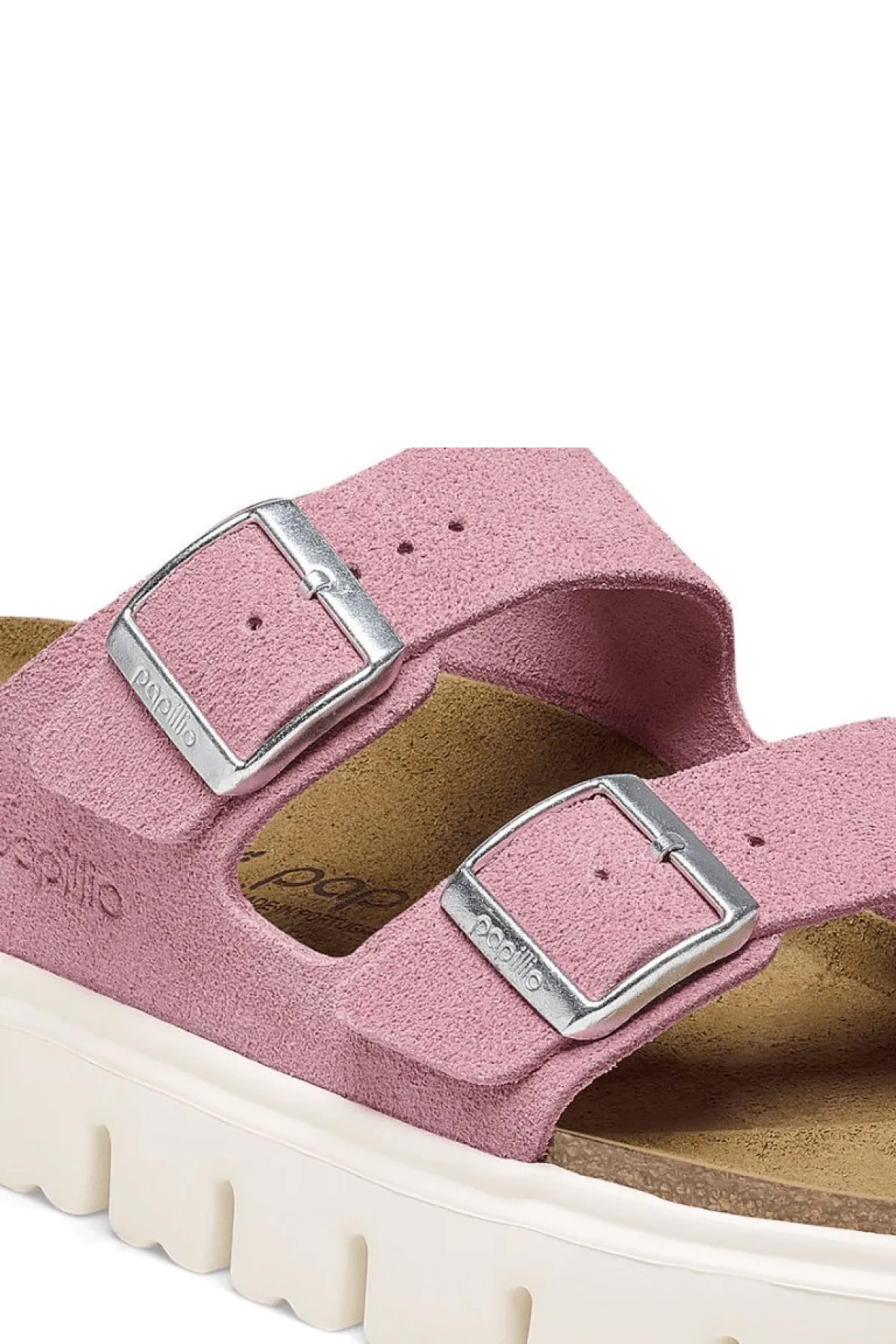 Birkenstock Women's Arizona Chunky Suede Sandals Pink