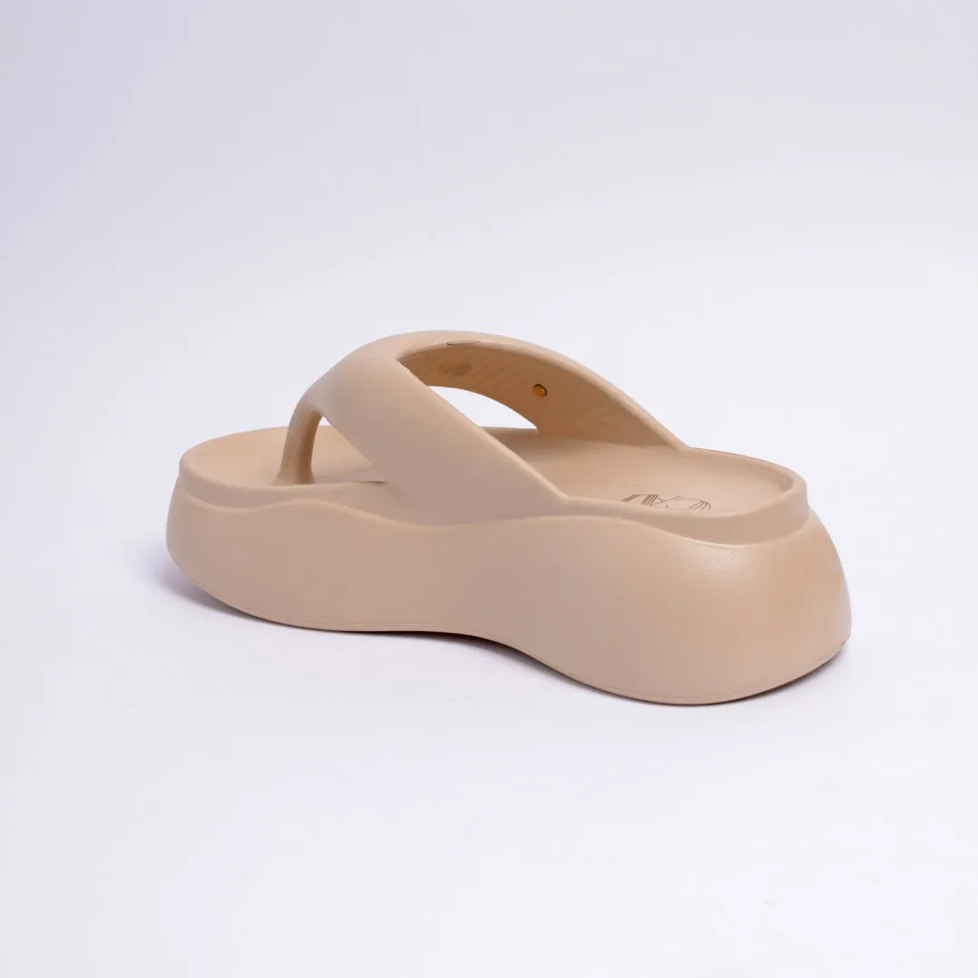 Biscuit Beige Thong Slides