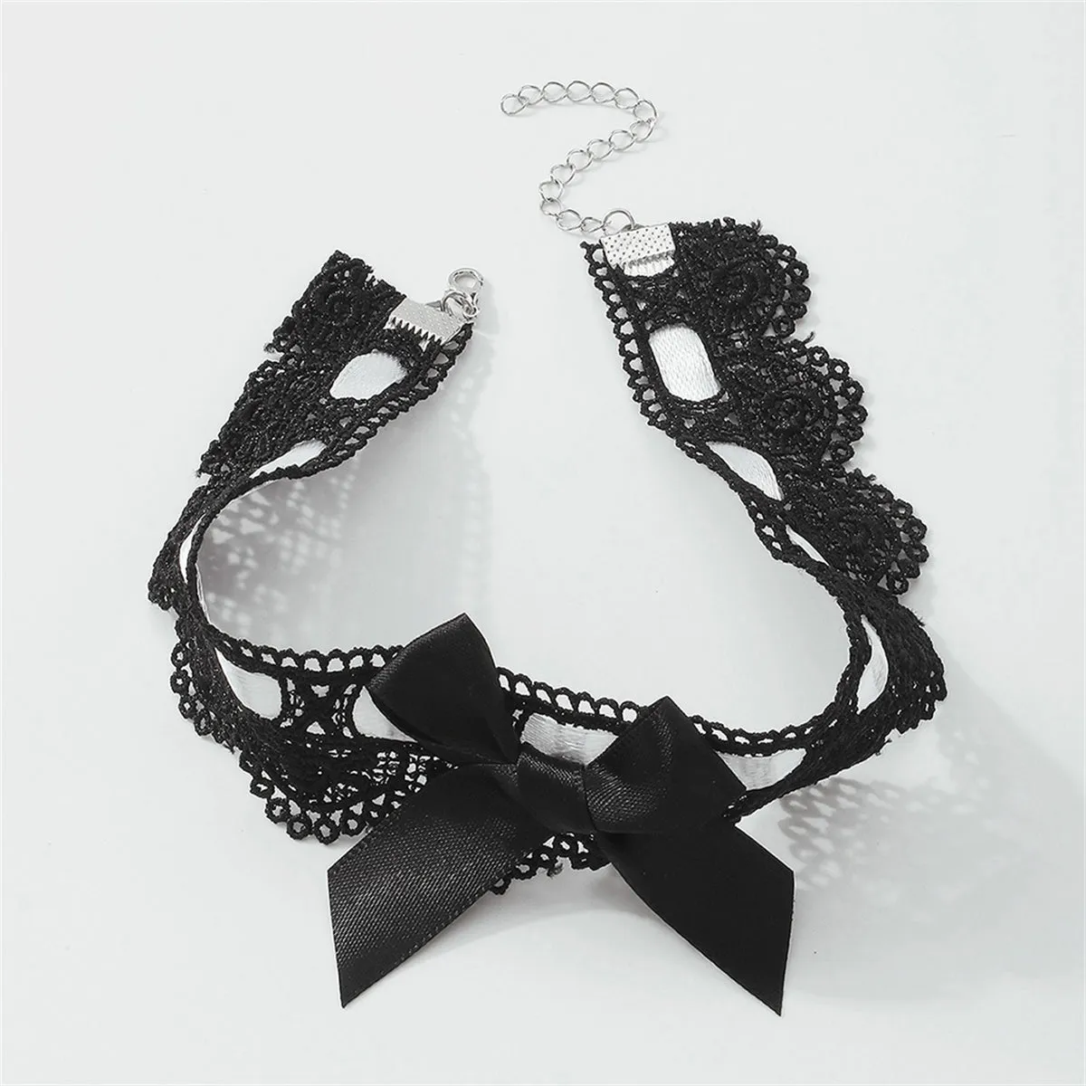 Black & White Bow Choker
