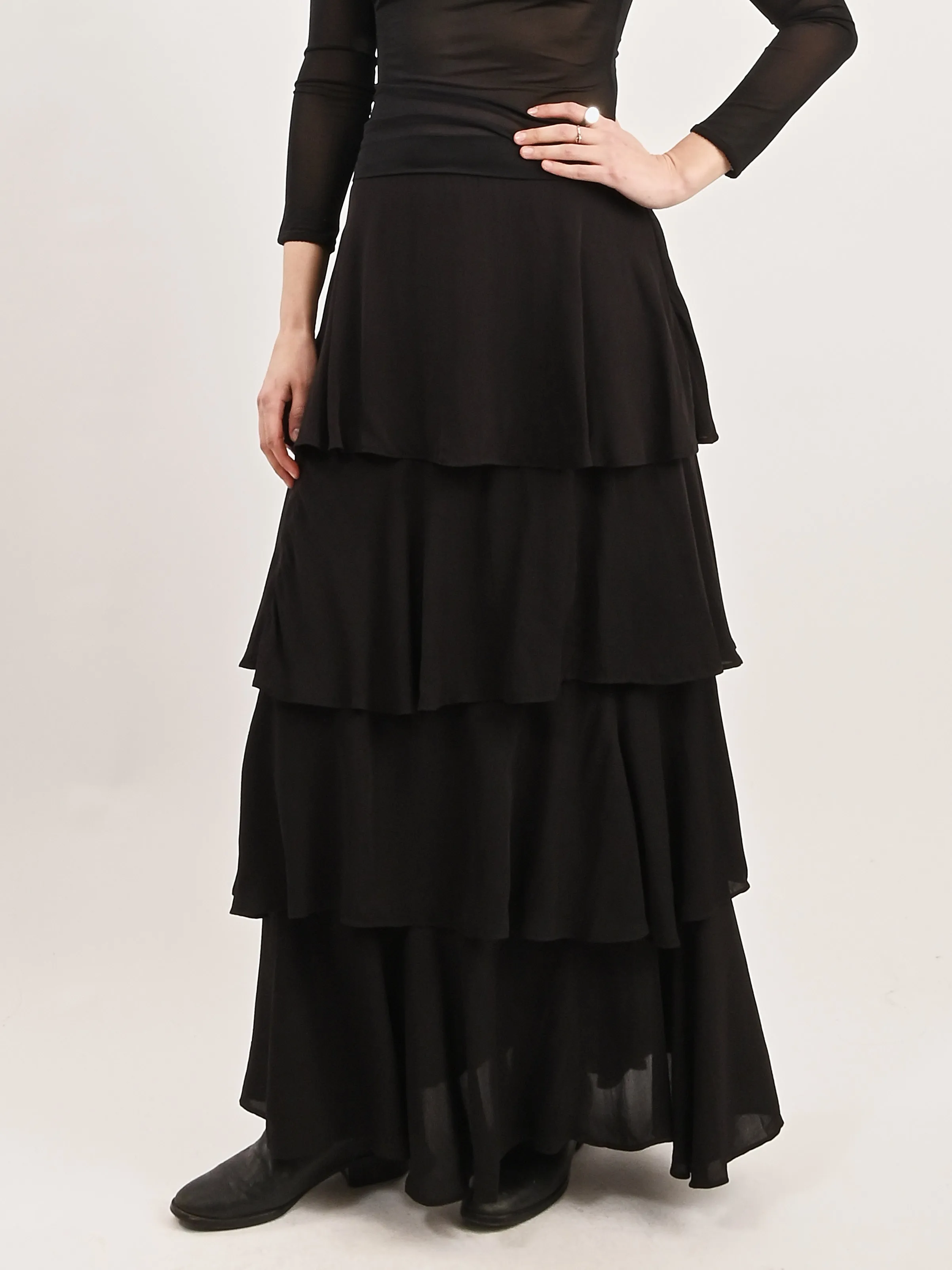 Black Bell Skirt