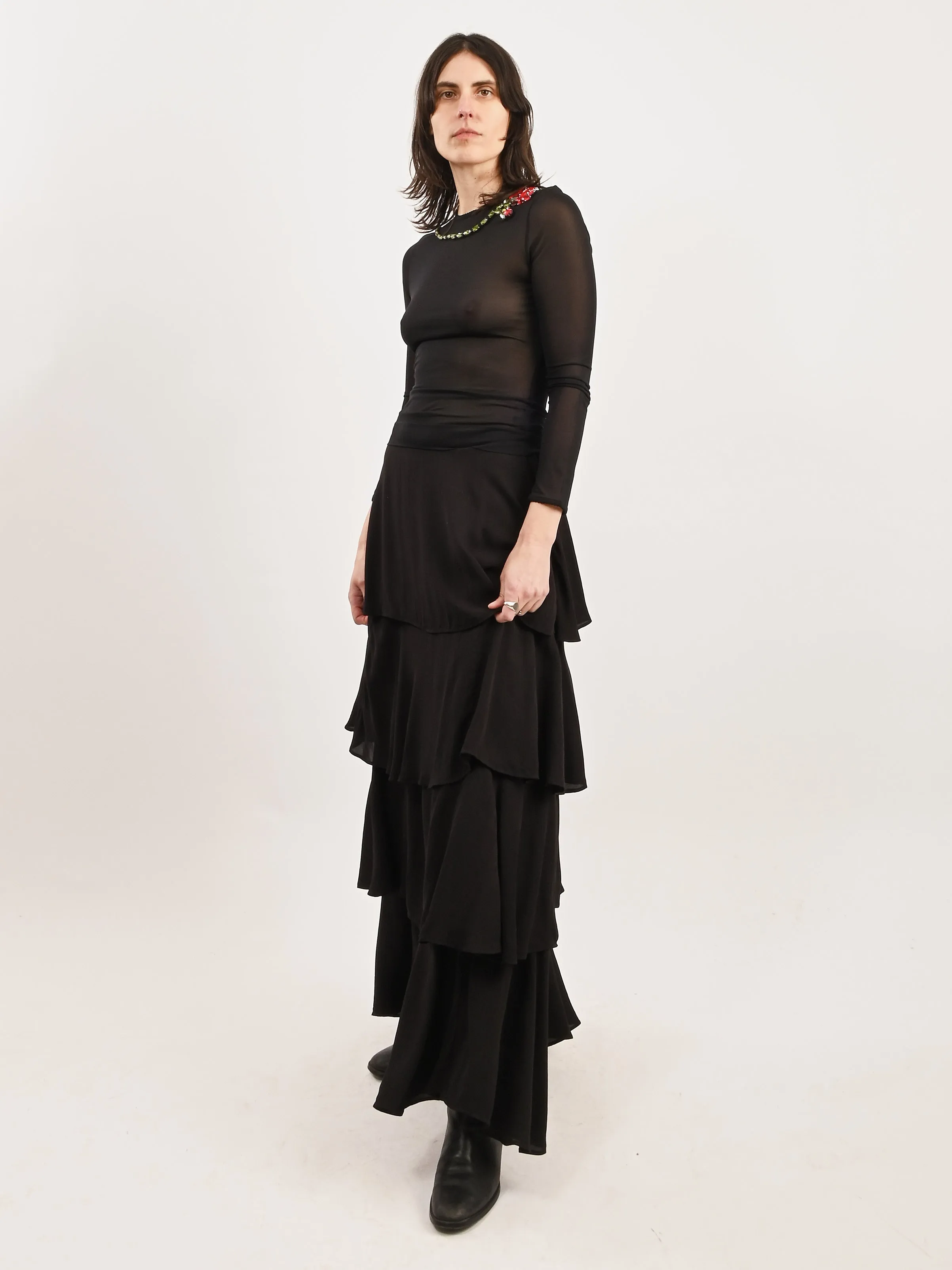 Black Bell Skirt
