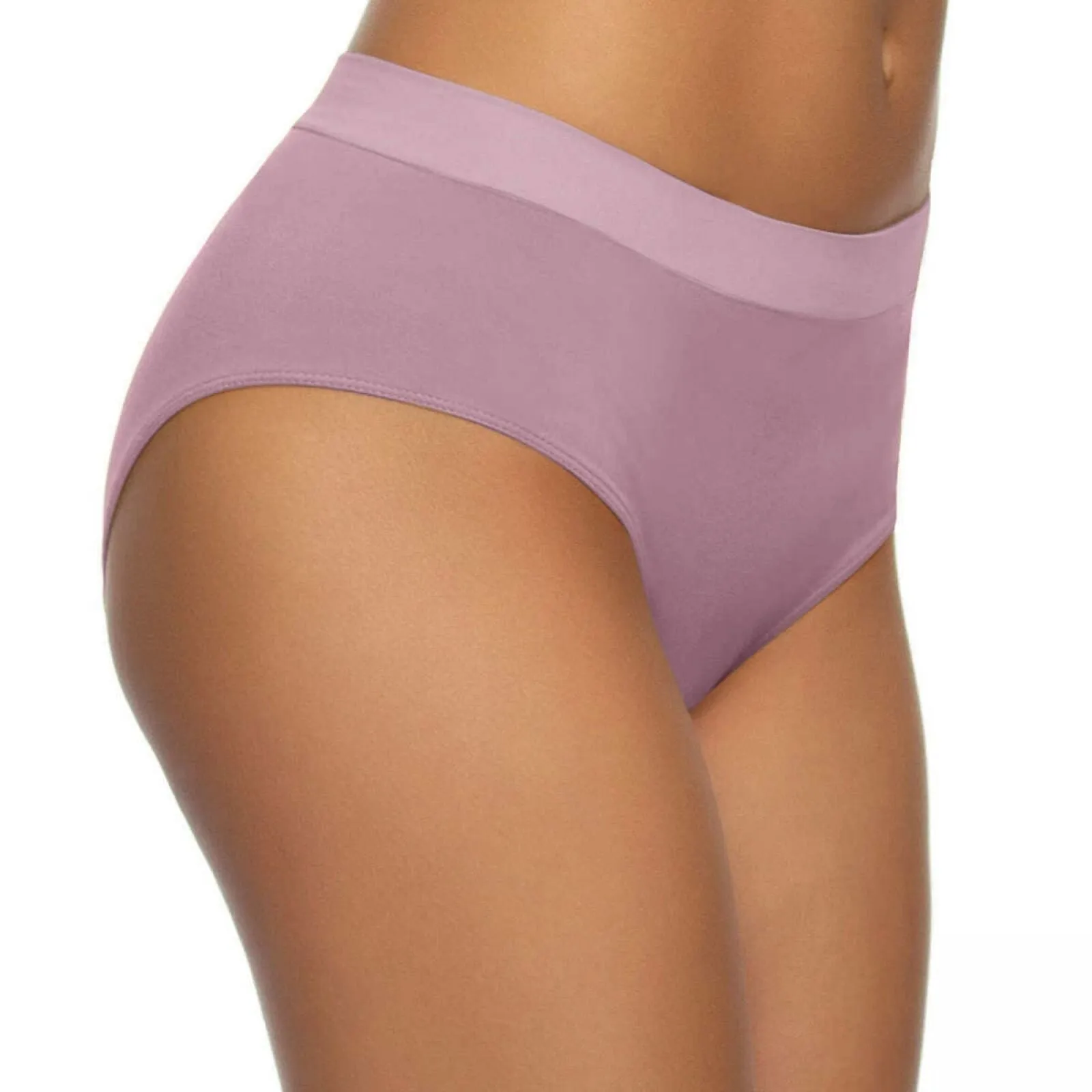 Black Bow Women's 5 Pack Seamless Microfiber Hipster Panties