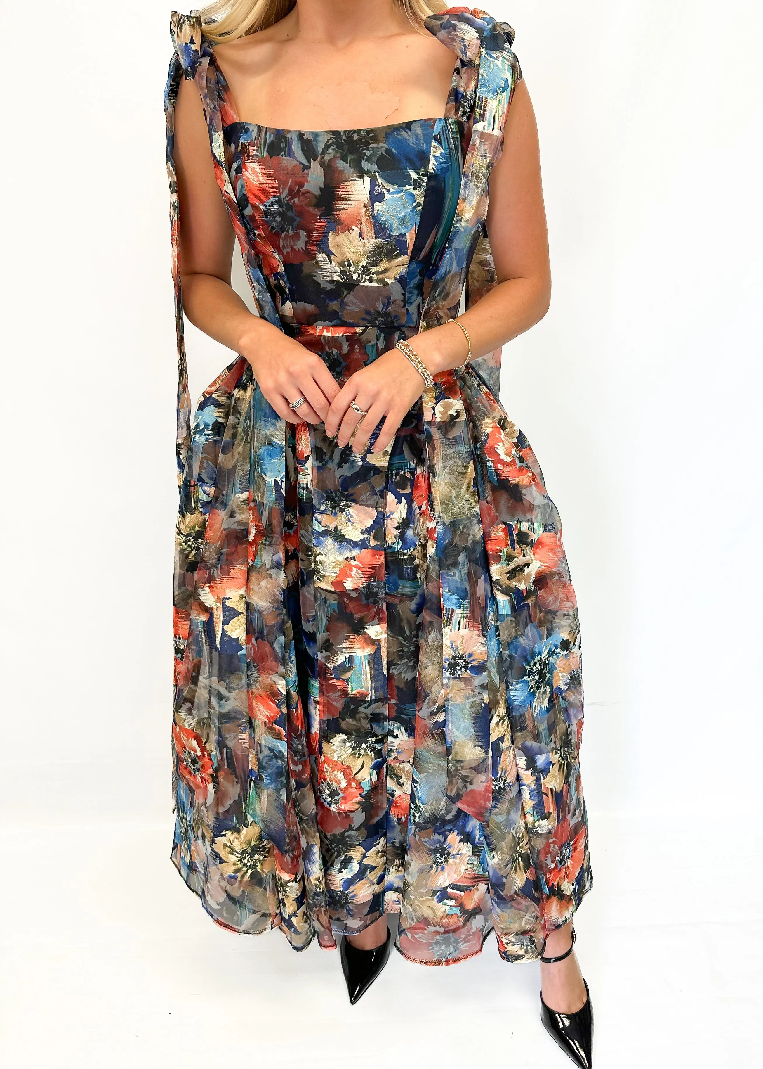 Black Halo Leila Cocktail Dress - Solar Sparkle
