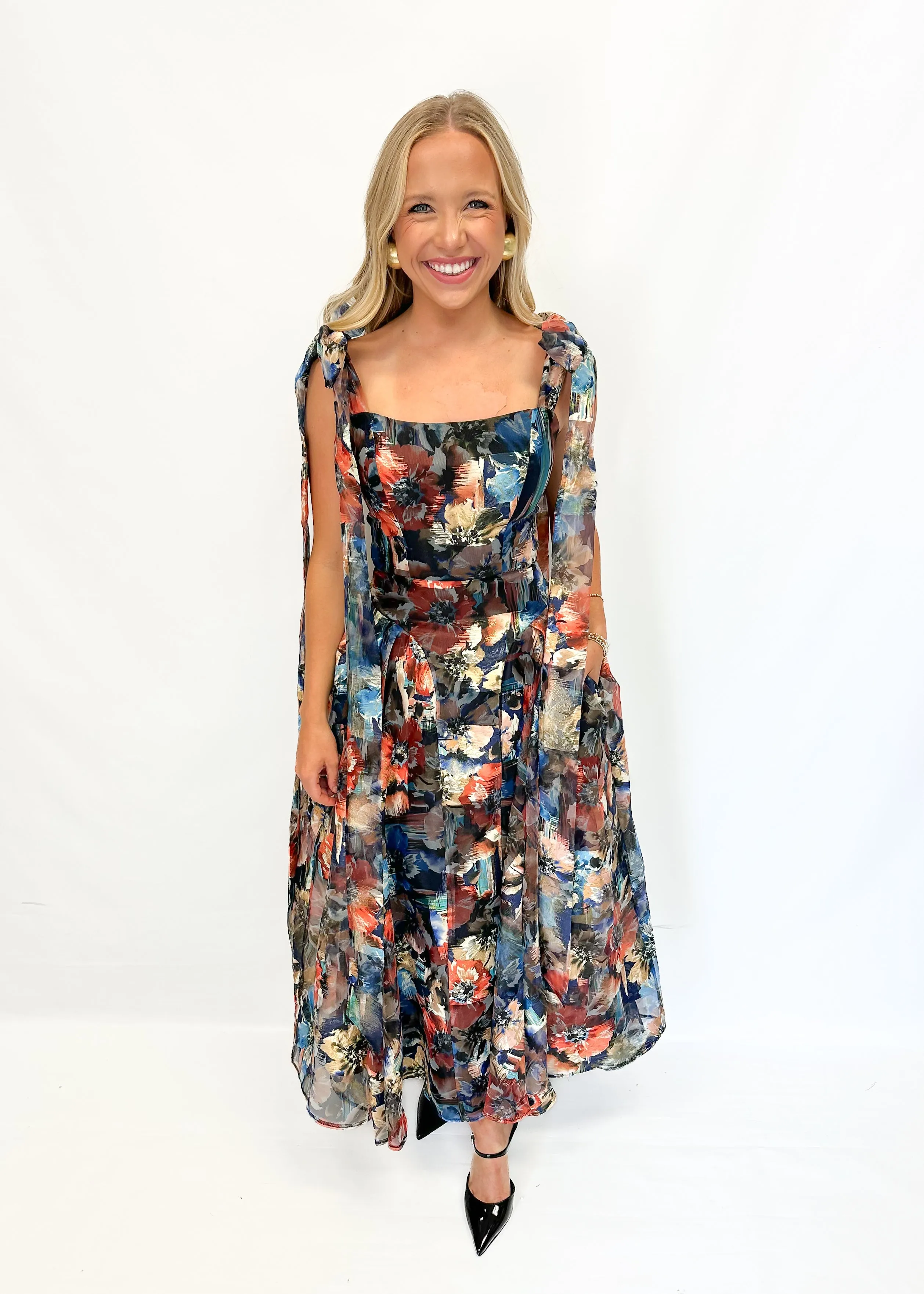 Black Halo Leila Cocktail Dress - Solar Sparkle