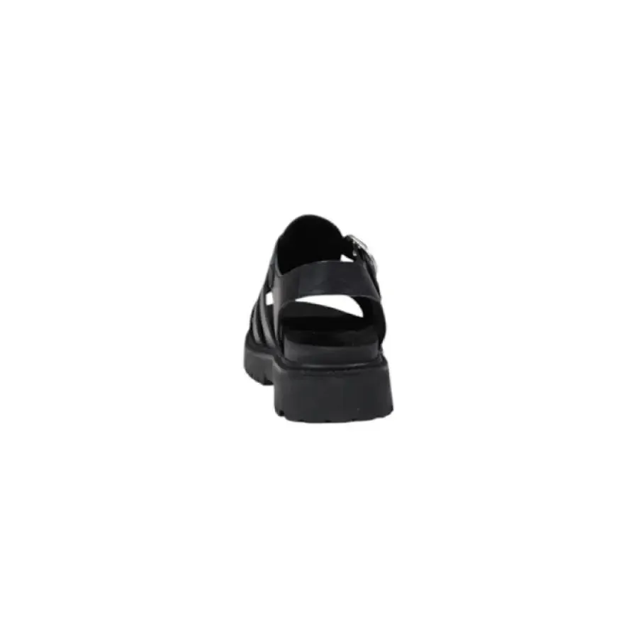 Black Leather Gladiator Sandal