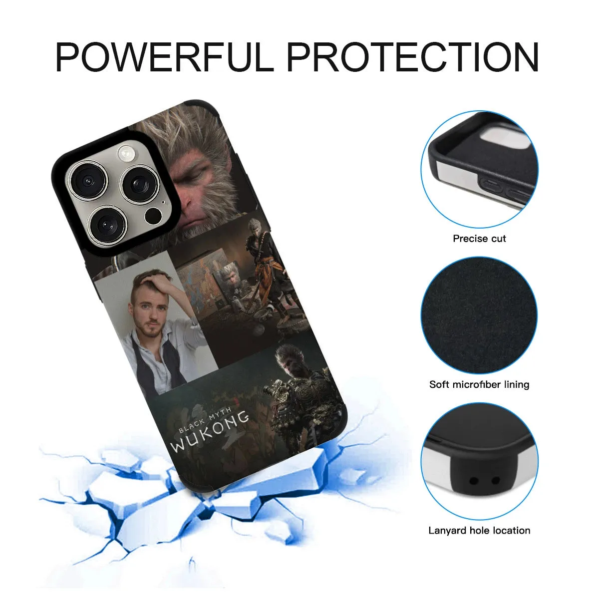 Black Myth Goku Phone Case Custon Photo Fashion Phone Case