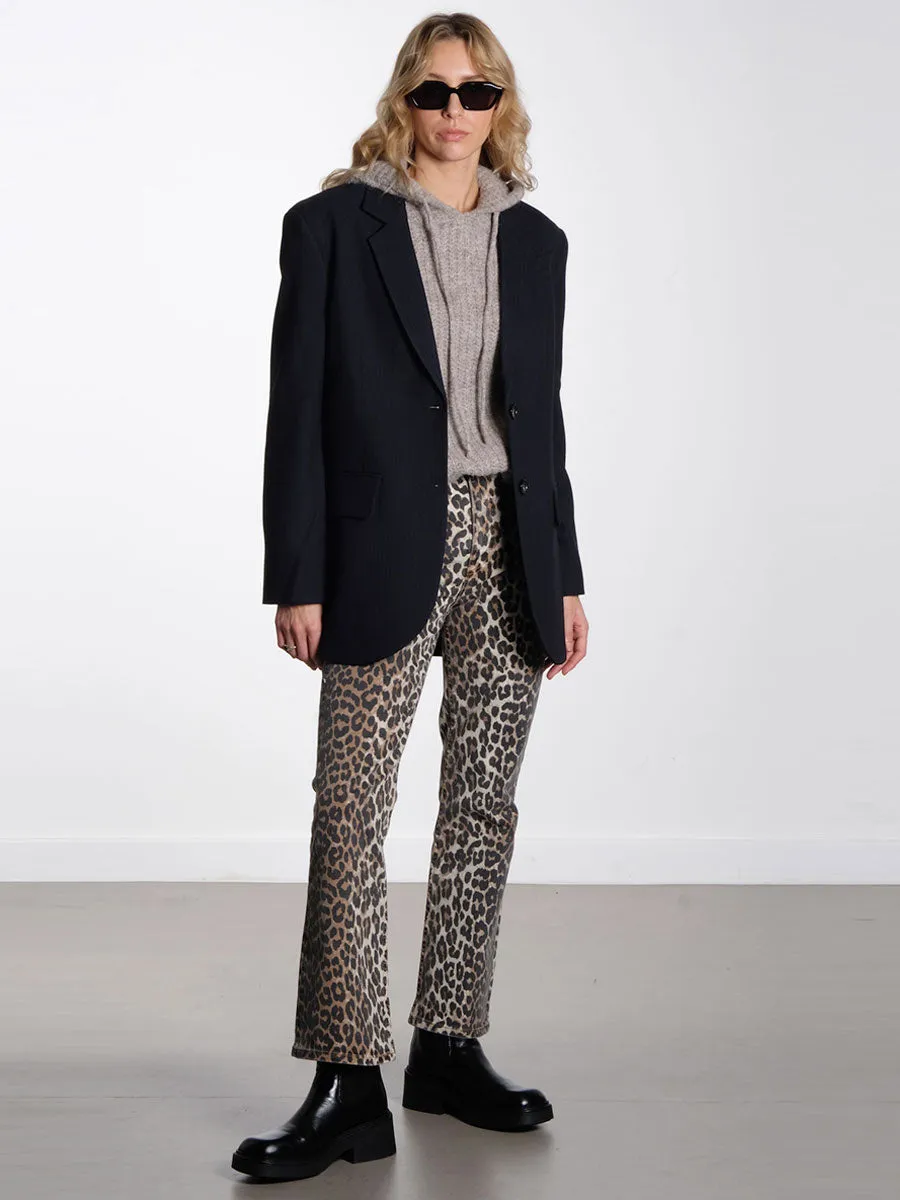 Bleona Blazer - Blackish Pinstripe