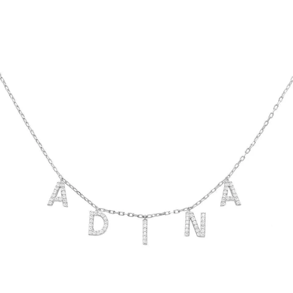 Block Name Necklace