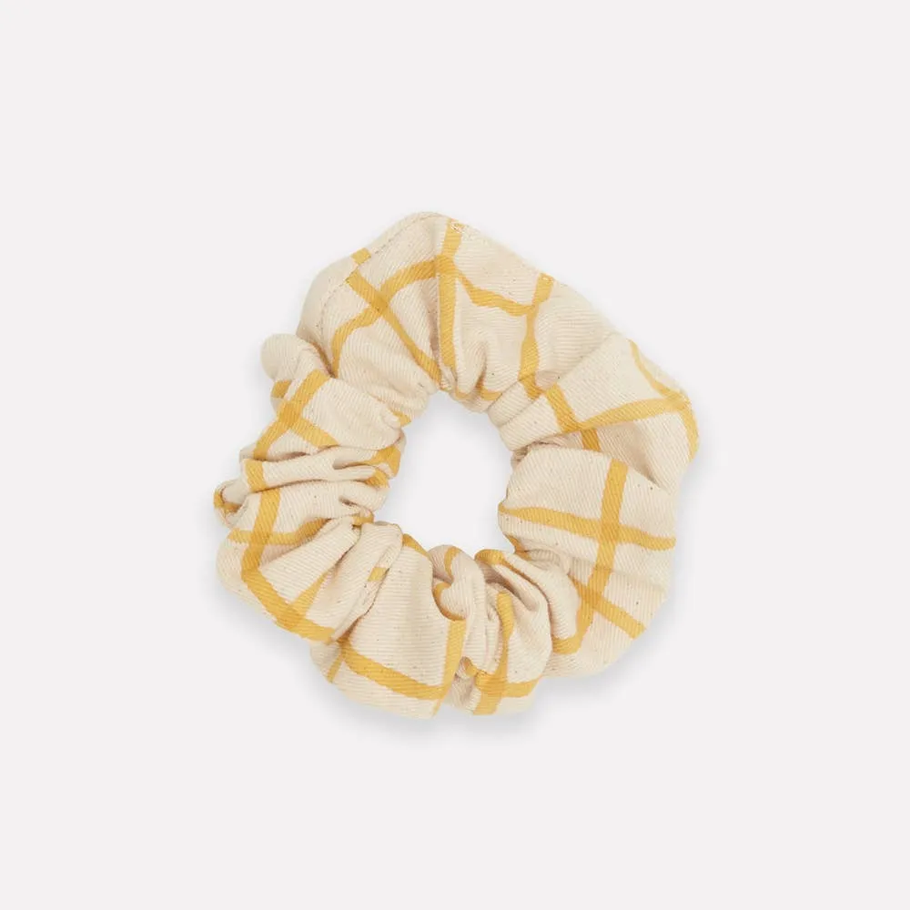 Block Print Scrunchie