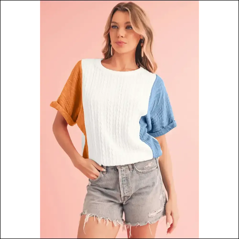 Blue Color Block Tee: so Comfy, It's ! 💙 Needful Things