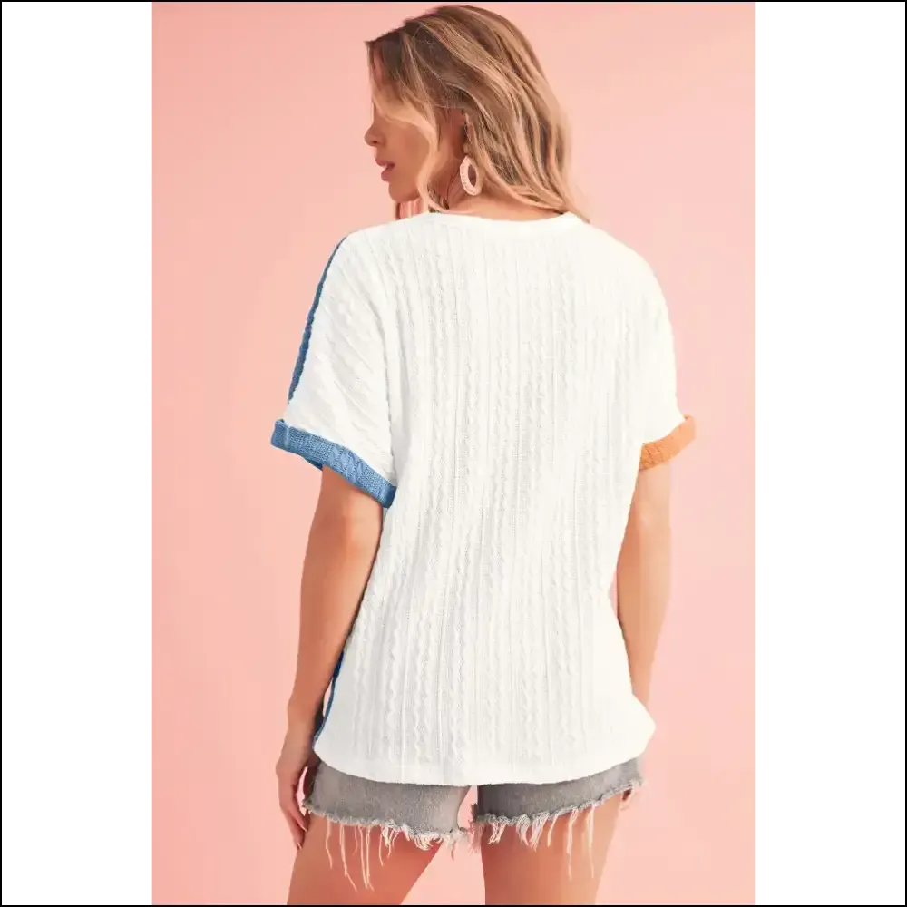 Blue Color Block Tee: so Comfy, It's ! 💙 Needful Things
